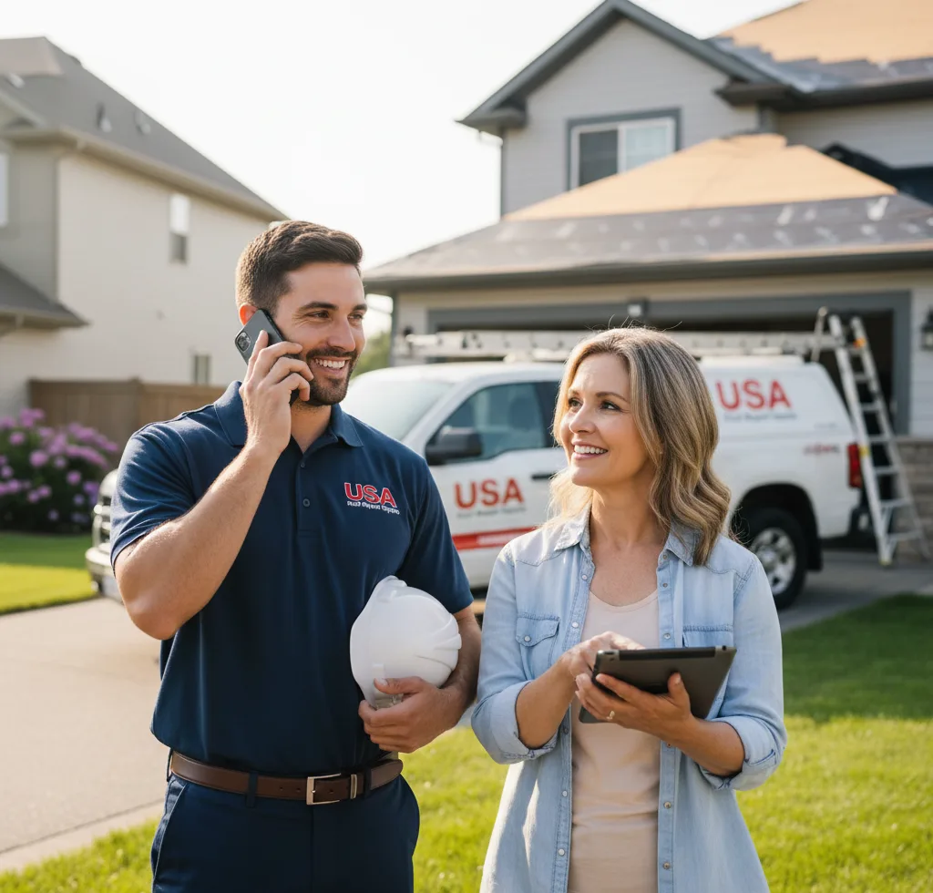 USA Roof Repair Experts customer support in Pickett